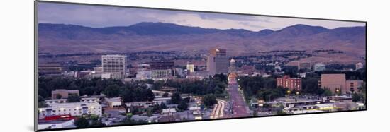 Aerial View of a City, Boise, Idaho, USA-null-Mounted Photographic Print