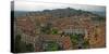 Aerial view of a city, Citta alta, Bergamo, Lombardy, Italy-null-Stretched Canvas