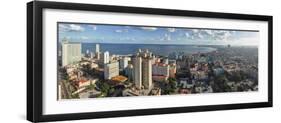 Aerial view of a city, Havana, Cuba-null-Framed Photographic Print