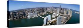 Aerial View of a City, Miami, Miami-Dade County, Florida, USA 2008-null-Stretched Canvas