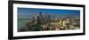 Aerial view of a city, Singapore City, Singapore-null-Framed Photographic Print