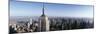 Aerial View of a Cityscape, Empire State Building, Manhattan, New York City, New York State, USA-null-Mounted Photographic Print