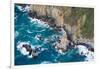 Aerial View of a Coast, Big Sur, Monterey County, California, USA-null-Framed Photographic Print