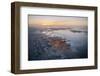 Aerial view of a commercial dock, Long Beach, City Of Los Angeles, Los Angeles County, Californi...-Panoramic Images-Framed Photographic Print