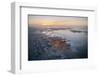 Aerial view of a commercial dock, Long Beach, City Of Los Angeles, Los Angeles County, Californi...-Panoramic Images-Framed Photographic Print