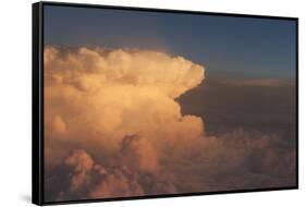 Aerial View of a Cumulonimbus Cloud-Greg Probst-Framed Stretched Canvas