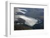 Aerial view of a glacial landscape-Natalie Tepper-Framed Photo