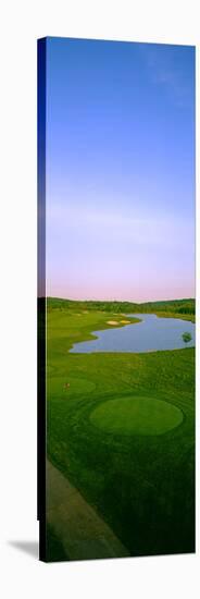 Aerial View of a Golf Course, Caves Valley Golf Club, Owings Mills, Baltimore County, Maryland, USA-null-Stretched Canvas