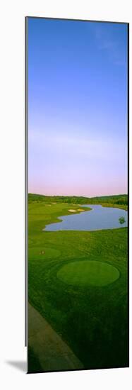 Aerial View of a Golf Course, Caves Valley Golf Club, Owings Mills, Baltimore County, Maryland, USA-null-Mounted Photographic Print