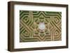 Aerial View of a Hedge Maze-Javier Rosano-Framed Photographic Print