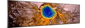 Aerial View of a Hot Spring, Grand Prismatic Spring, Yellowstone National Park, Wyoming, USA-null-Mounted Photographic Print