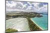 Aerial View of a Lagoon on the Caribbean Island of Antigua, Leeward Islands, West Indies-Roberto Moiola-Mounted Photographic Print