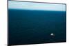 Aerial View of a Lonely Boat in the Ocean-Alberto Pérez Veiga-Mounted Photographic Print