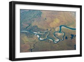 Aerial View of a River in Katmai National Park-Robert Haasmann-Framed Photographic Print