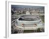 Aerial View of a Stadium, Soldier Field, Chicago, Illinois, USA-null-Framed Photographic Print
