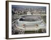 Aerial View of a Stadium, Soldier Field, Chicago, Illinois, USA-null-Framed Photographic Print