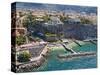 Aerial View of a Town, Sorrento, Marina Piccola, Naples, Campania, Italy-null-Stretched Canvas