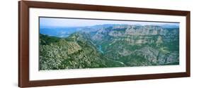 Aerial View of a Valley, Verdon Gorge, Provence-Alpes-Cote D'Azur, France-null-Framed Photographic Print