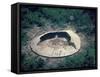 Aerial View of a Yanomami Yano Near Tooto Tobi, Brazil, South America-Robin Hanbury-tenison-Framed Stretched Canvas