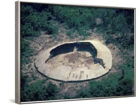 Aerial View of a Yanomami Yano Near Tooto Tobi, Brazil, South America-Robin Hanbury-tenison-Framed Photographic Print