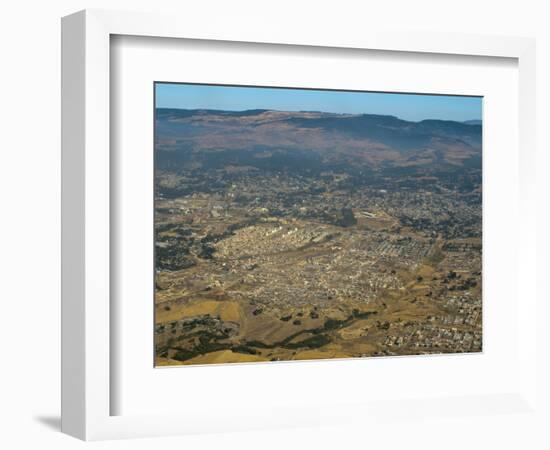 Aerial View of Addis Ababa, Ethiopia, Africa-null-Framed Photographic Print