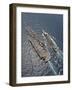 Aerial View of Aircraft Carrier USS Ronald Reagan And USNS Bridge During a Replenishment at Sea-Stocktrek Images-Framed Photographic Print