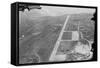 Aerial View of Airstrip and Air Force Base-null-Framed Stretched Canvas