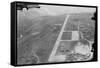 Aerial View of Airstrip and Air Force Base-null-Framed Stretched Canvas