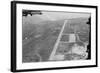 Aerial View of Airstrip and Air Force Base-null-Framed Photographic Print