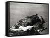 Aerial View of Alcatraz Island-null-Framed Stretched Canvas