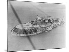 Aerial View of Alcatraz Island-null-Mounted Photographic Print