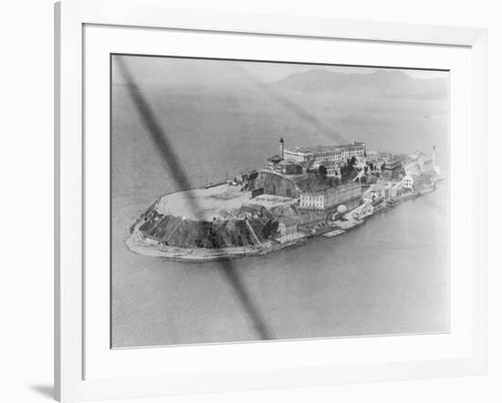 Aerial View of Alcatraz Island-null-Framed Photographic Print