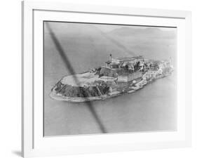 Aerial View of Alcatraz Island-null-Framed Photographic Print