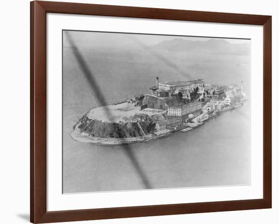 Aerial View of Alcatraz Island-null-Framed Photographic Print