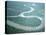 Aerial View of Amazon River and Jungle, Brazil-null-Stretched Canvas