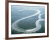 Aerial View of Amazon River and Jungle, Brazil-null-Framed Photographic Print