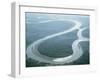 Aerial View of Amazon River and Jungle, Brazil-null-Framed Photographic Print