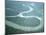Aerial View of Amazon River and Jungle, Brazil-null-Mounted Photographic Print