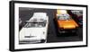 Aerial View of American Classic Cars Convertibles-LIVINUS-Framed Photographic Print