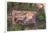 Aerial View of an Ancient Temples of Bagan at Sunrise in Myanmar-Harry Marx-Framed Premium Photographic Print