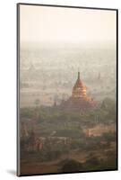 Aerial View of Ancient Temples (More Than 2200 Temples) of Bagan at Sunrise in Myanmar-Harry Marx-Mounted Photographic Print