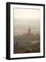 Aerial View of Ancient Temples (More Than 2200 Temples) of Bagan at Sunrise in Myanmar-Harry Marx-Framed Photographic Print