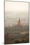 Aerial View of Ancient Temples (More Than 2200 Temples) of Bagan at Sunrise in Myanmar-Harry Marx-Mounted Photographic Print