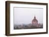 Aerial View of Ancient Temples (More Than 2200 Temples) of Bagan at Sunrise in Myanmar-Harry Marx-Framed Photographic Print