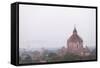 Aerial View of Ancient Temples (More Than 2200 Temples) of Bagan at Sunrise in Myanmar-Harry Marx-Framed Stretched Canvas