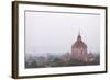Aerial View of Ancient Temples (More Than 2200 Temples) of Bagan at Sunrise in Myanmar-Harry Marx-Framed Photographic Print