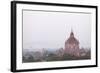 Aerial View of Ancient Temples (More Than 2200 Temples) of Bagan at Sunrise in Myanmar-Harry Marx-Framed Photographic Print