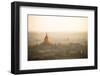 Aerial View of Ancient Temples (More Than 2200 Temples) of Bagan at Sunrise in Myanmar-Harry Marx-Framed Photographic Print