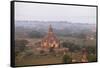 Aerial View of Ancient Temples (More Than 2200 Temples) of Bagan at Sunrise in Myanmar-Harry Marx-Framed Stretched Canvas