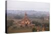 Aerial View of Ancient Temples (More Than 2200 Temples) of Bagan at Sunrise in Myanmar-Harry Marx-Stretched Canvas